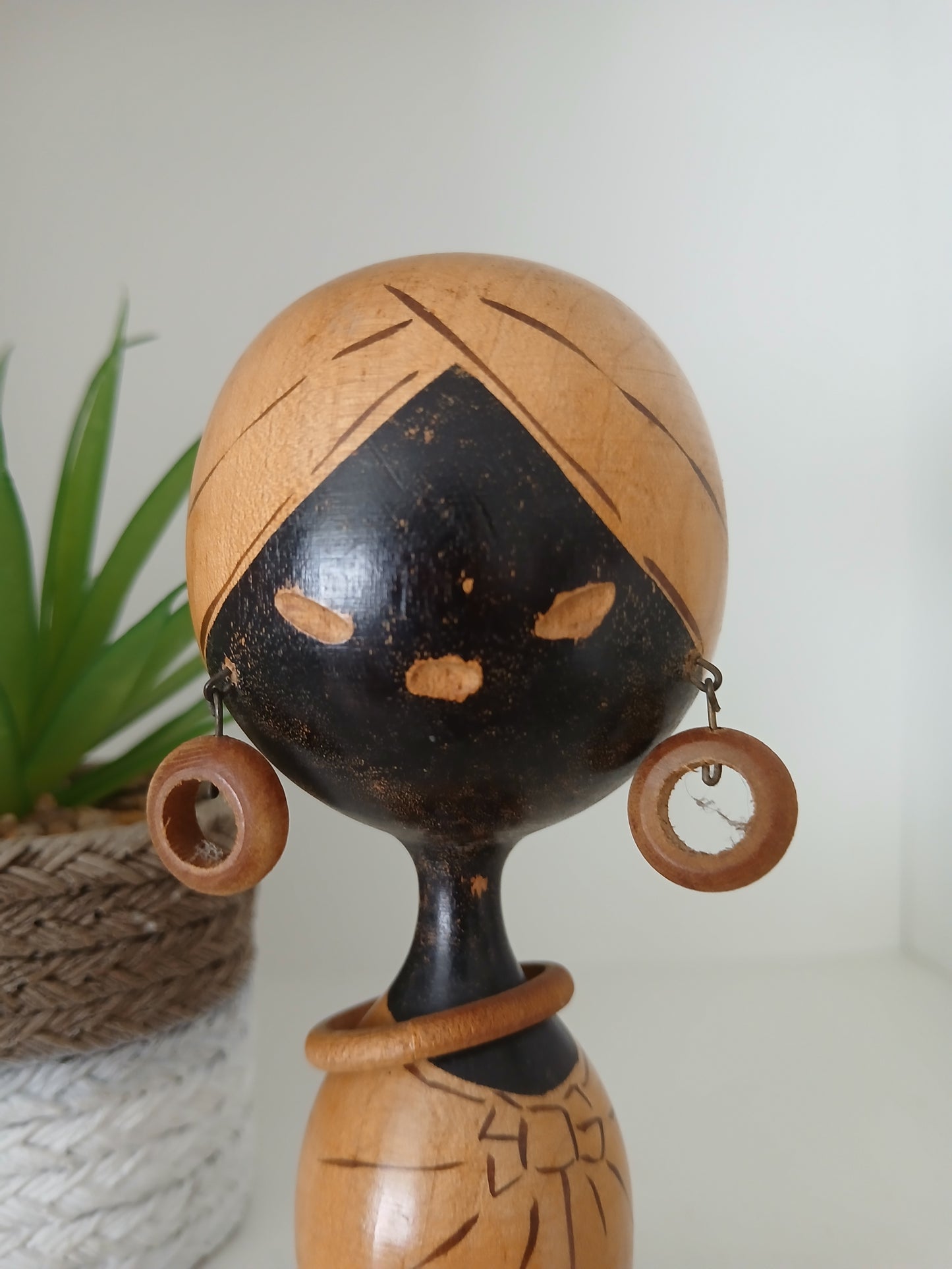 Rare Vintage Creative Kokeshi by Hanpushi Takanashi