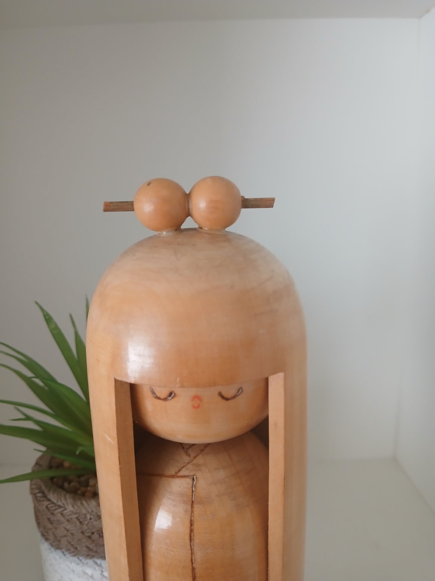 Rare creative kokeshi by Mitsuo