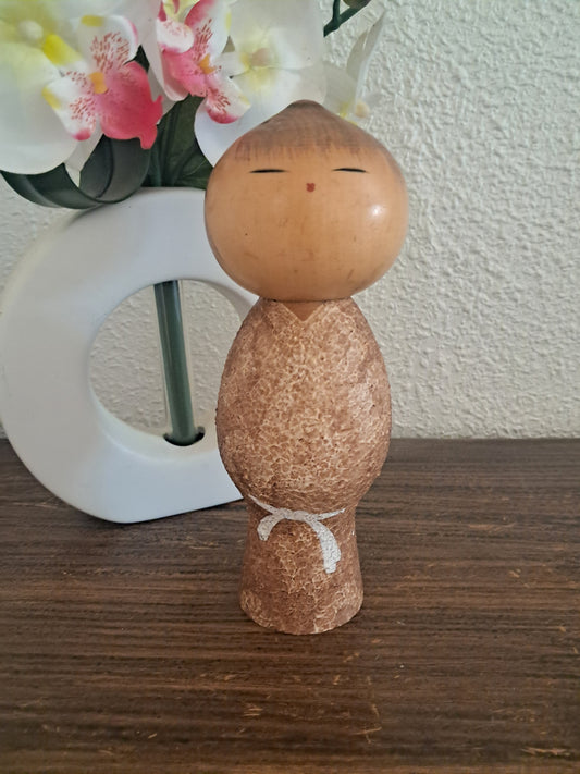 Vintage Mushin Kokeshi made by Watanabe Masao (1917-2007)