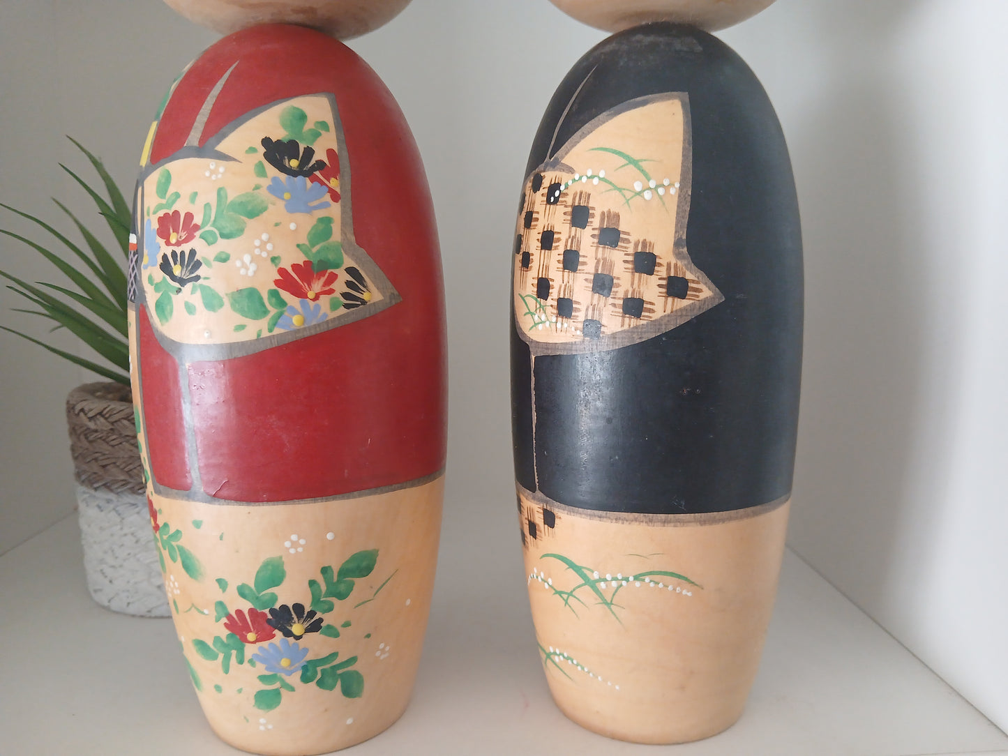 Vintage set of Donko kokeshi