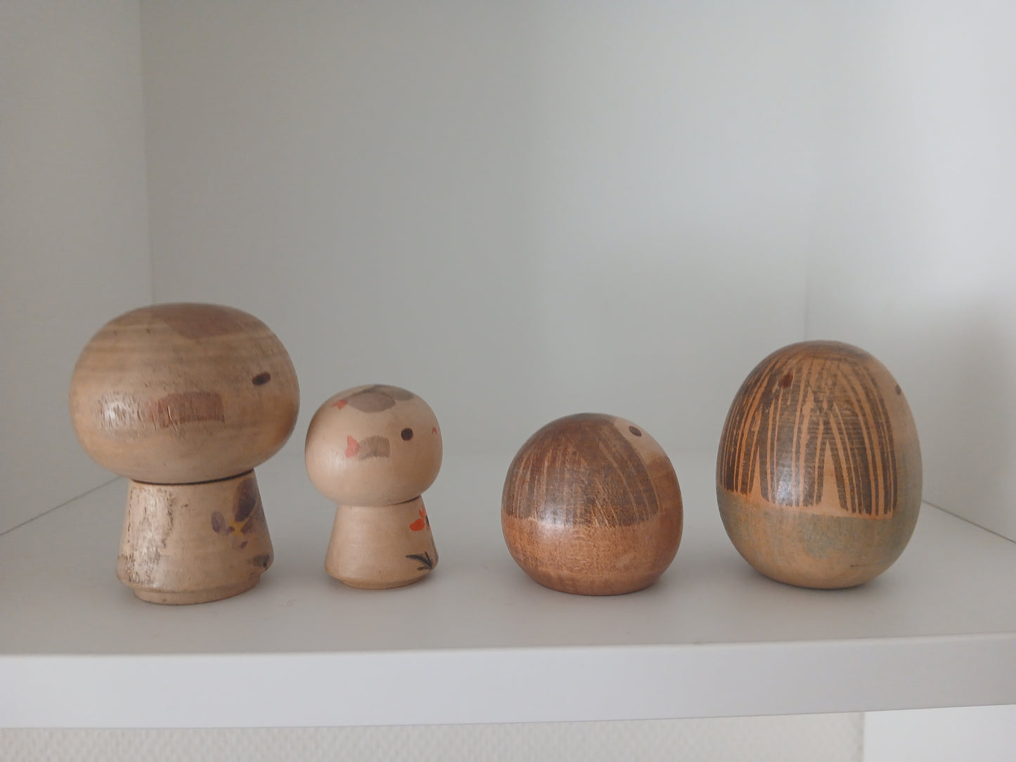 2 sets of vintage creative kokeshi by Yamanaka Sanpei