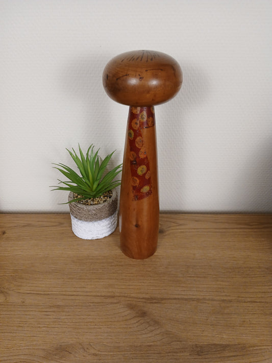 Vintage creative Kokeshi by  Takahashi Hashime (1918 - 2002)