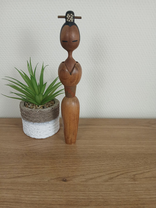 Vintage Creative Kokeshi By Shido Shozan (1932-1995)