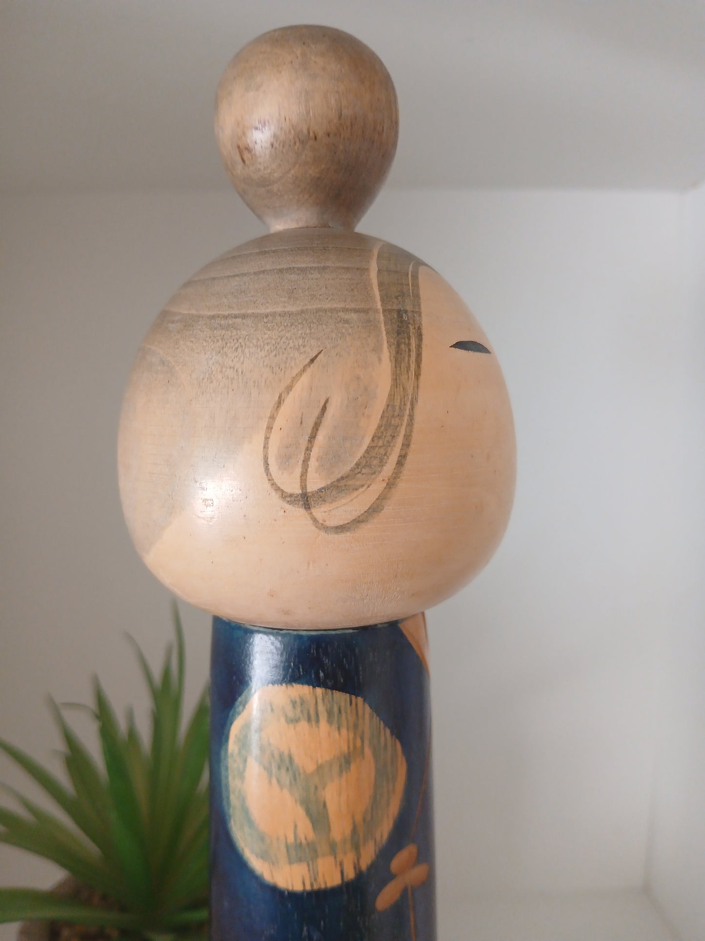 Vintage creative kokeshi by Issetsu Kuribayashi (1924-2011)