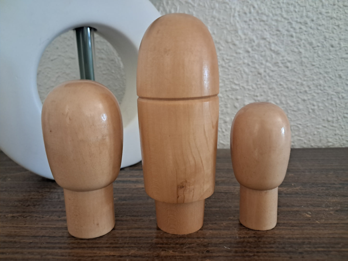 Cute set off 3 sosaku kokeshi