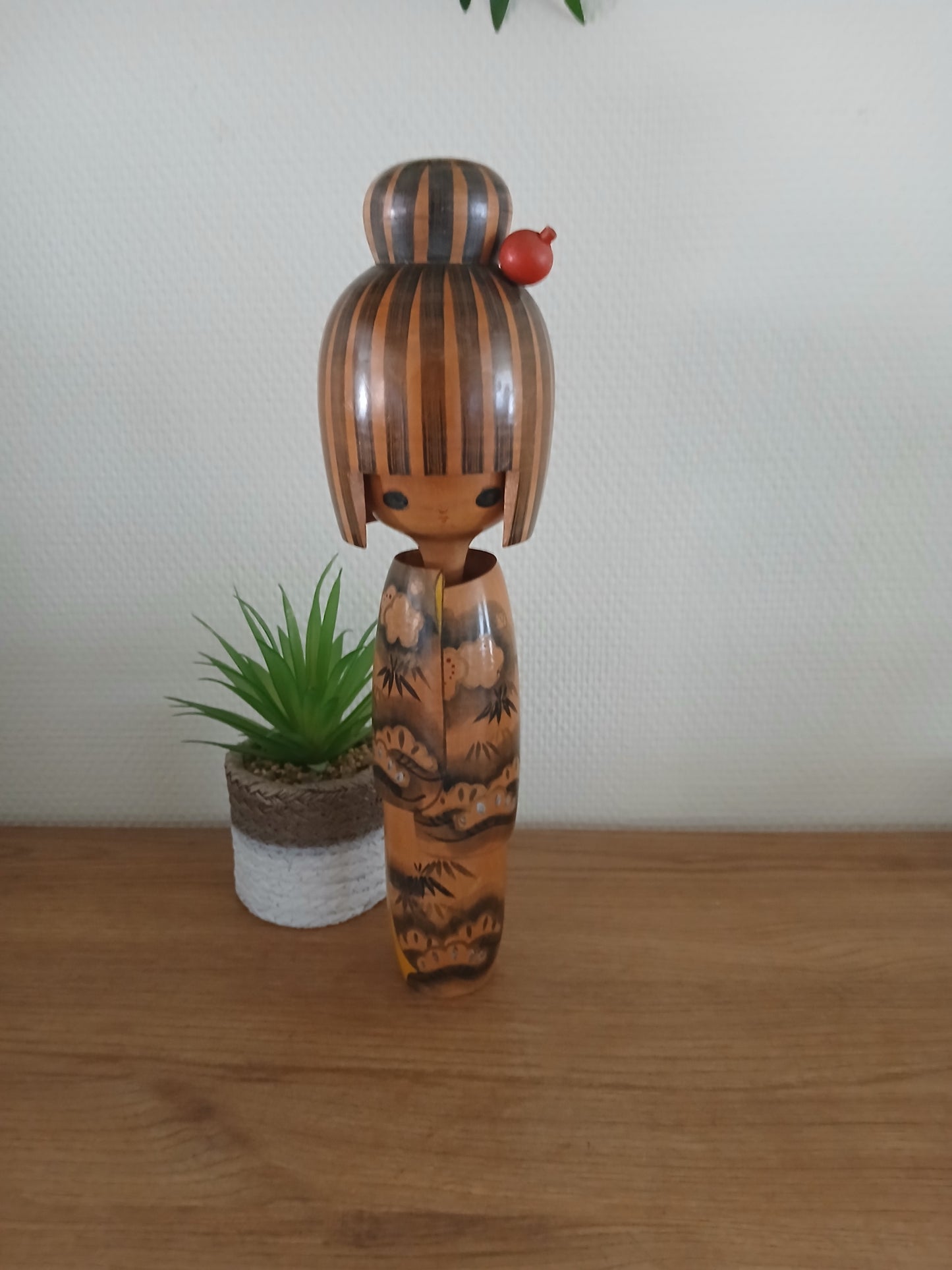 Vintage creative kokeshi by Hajime Miyashita (1940-)