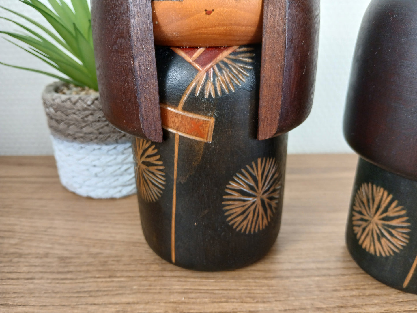 Vintage set Gumma Kokeshi by Sansaku Sekiguchi (1925-2018)