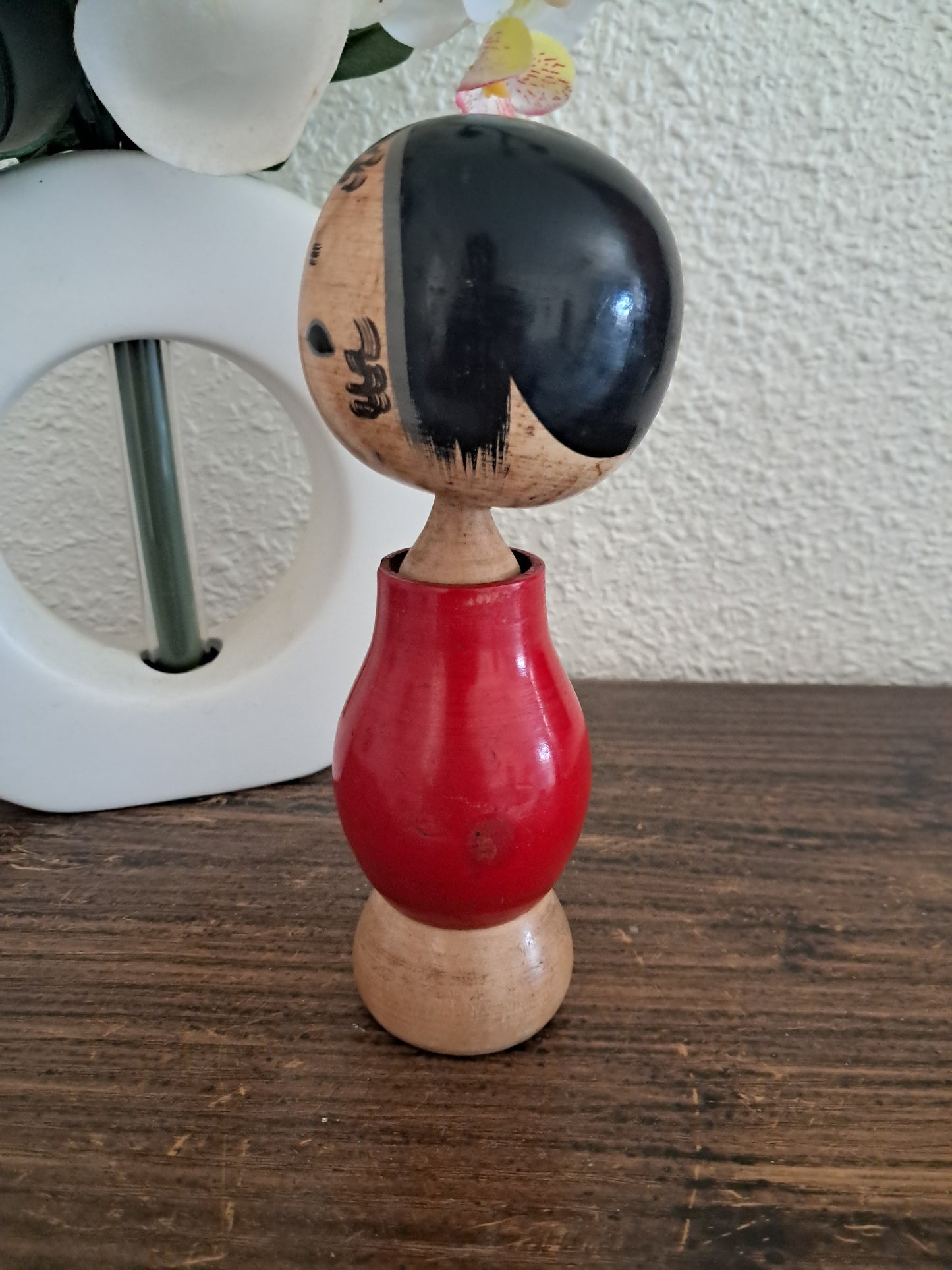 Rare Vintage Sosaku Kokeshi by Aida Harumine (Seihou) (1926-1998)