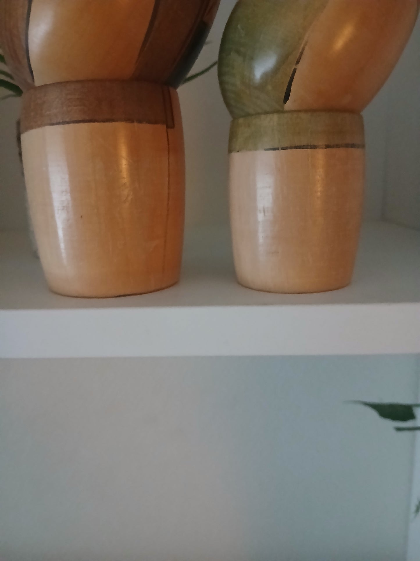 Vintage set Sosaku Kokeshi of elderly couple