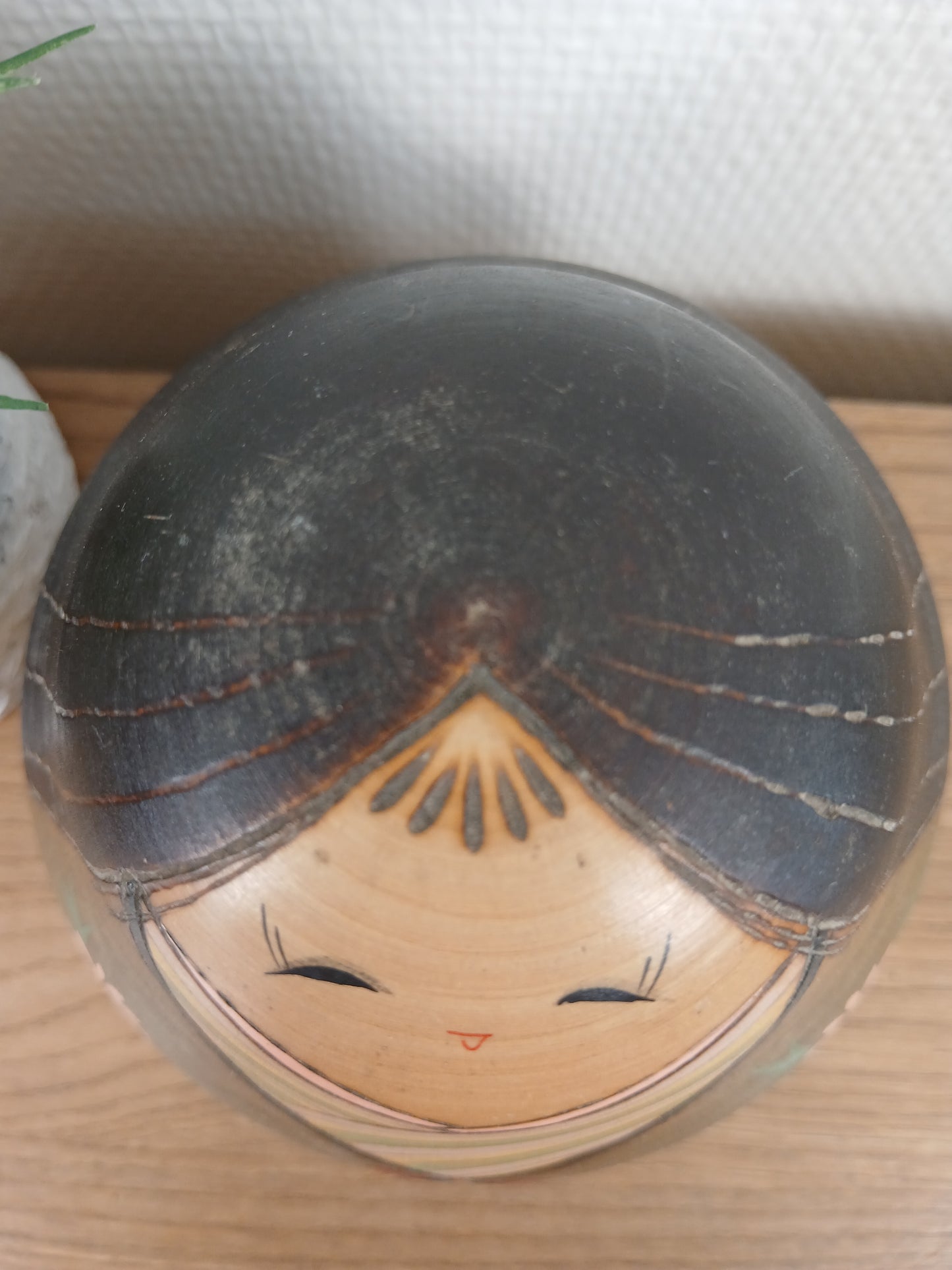 Vintage creative kokeshi by Kishi Sadao (1932-1998)