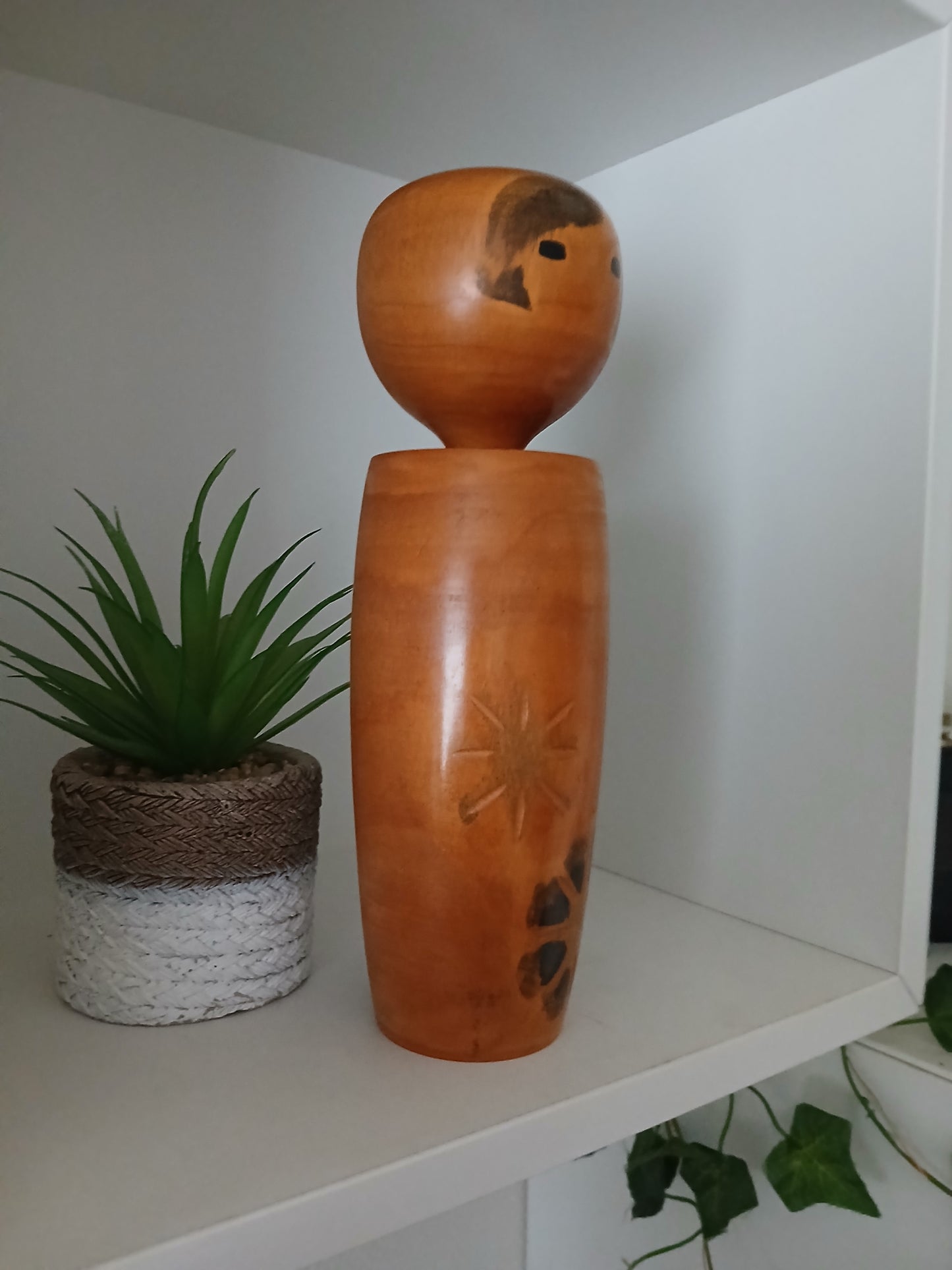 Rare Vintage Creative Kokeshi by renowned artisan Ikuyoshi Yokozuka