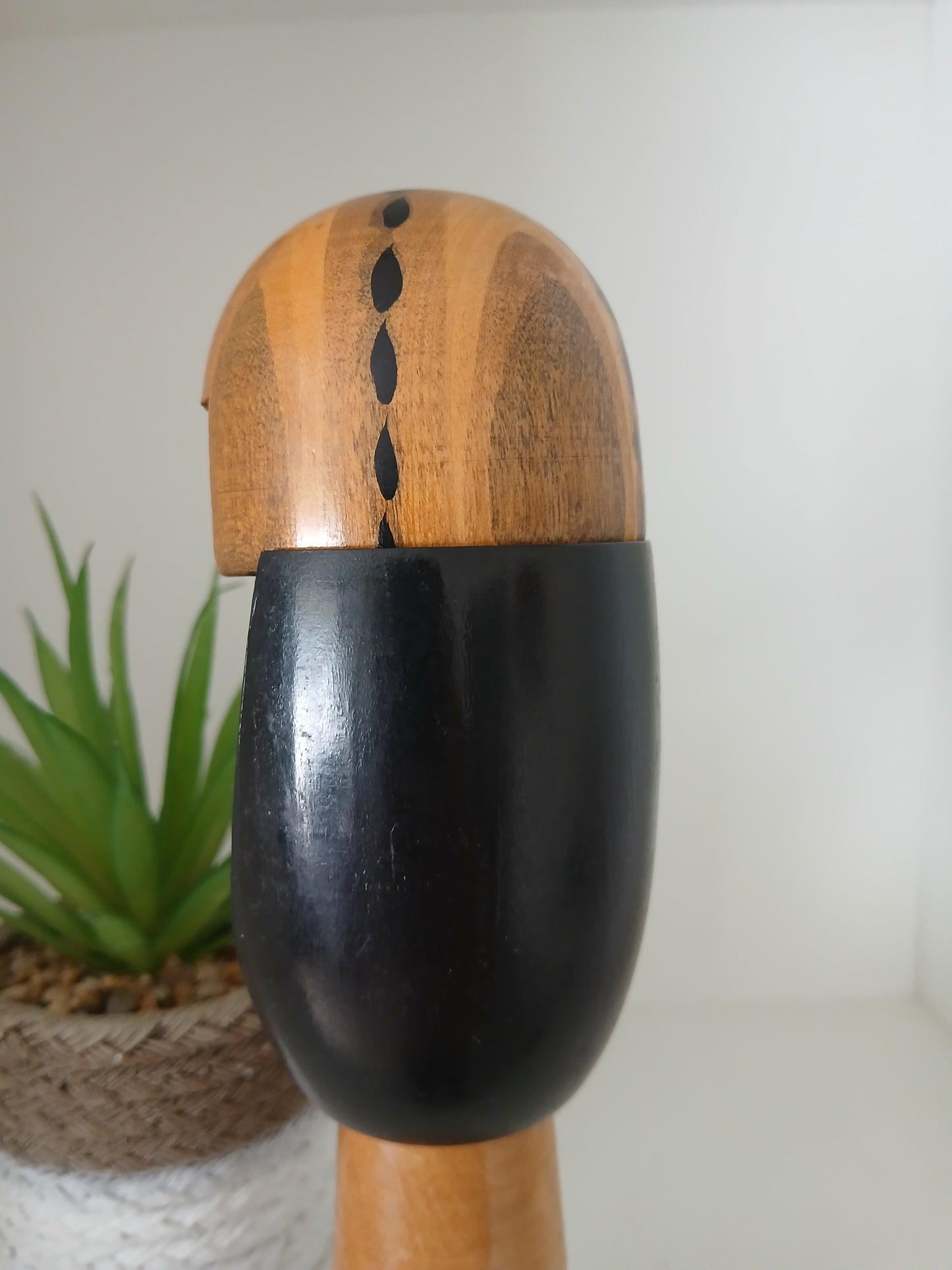 Rare creative kokeshi by renowned artisan Ikuyoshi Yokozuka