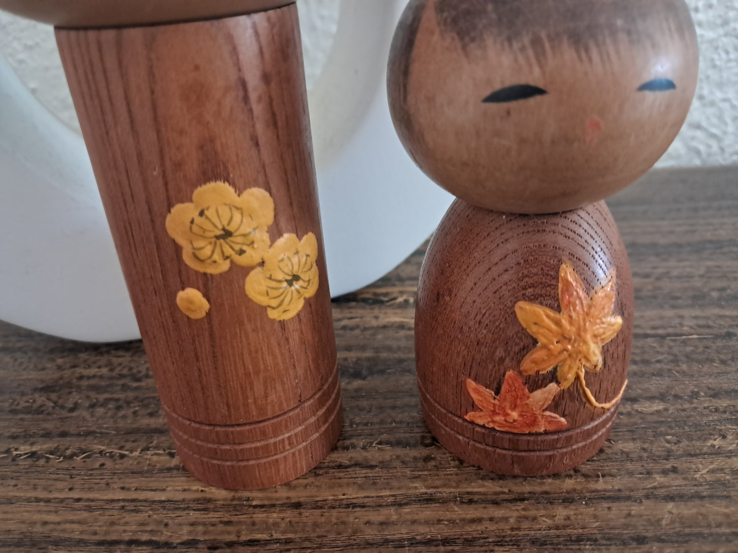 Rare set creative Kokeshi by Masao Watanabe (1917-2007)