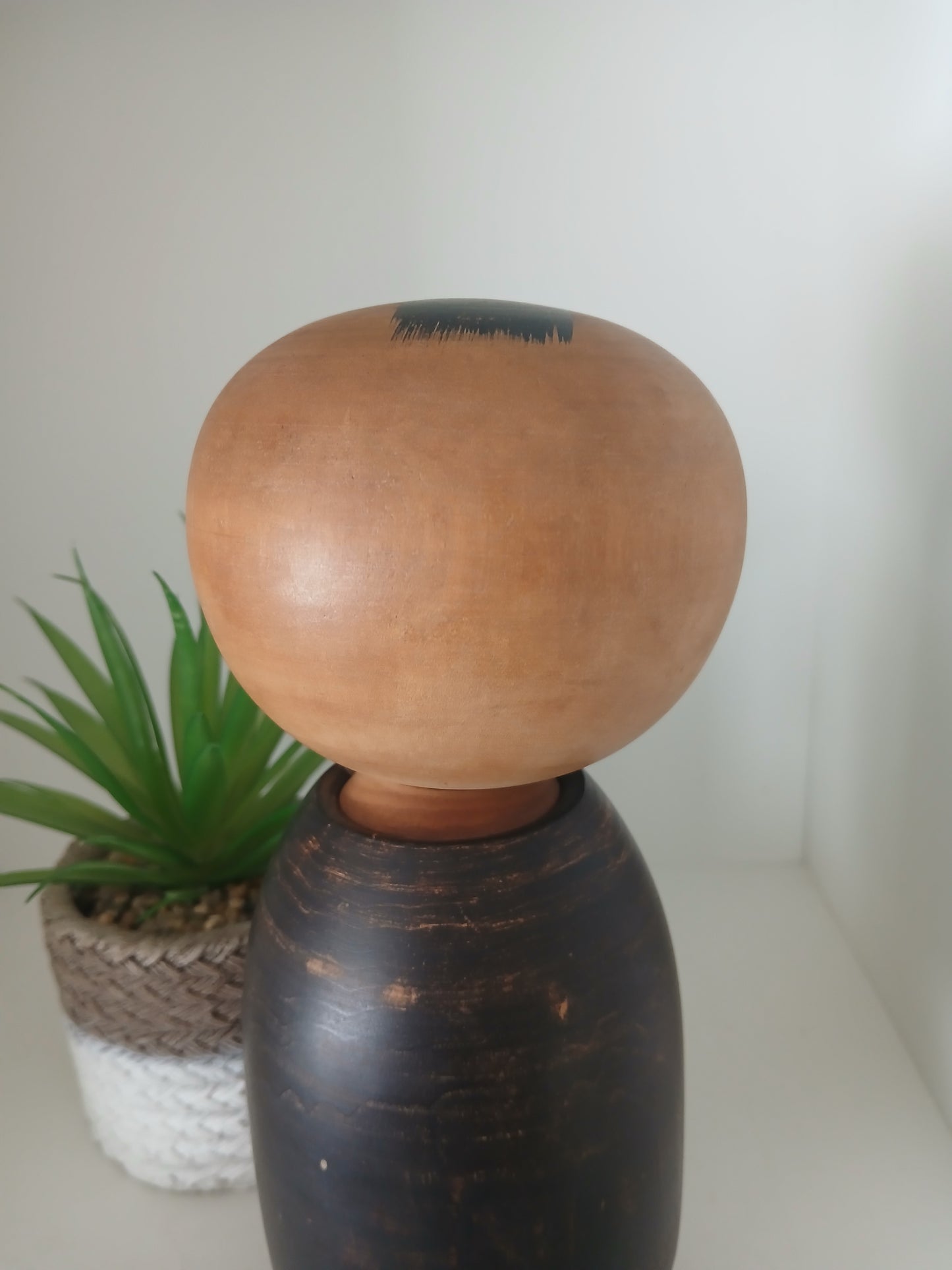 Rare Vintage Creative Kokeshi By Watanabe Masao (1917-2007)
