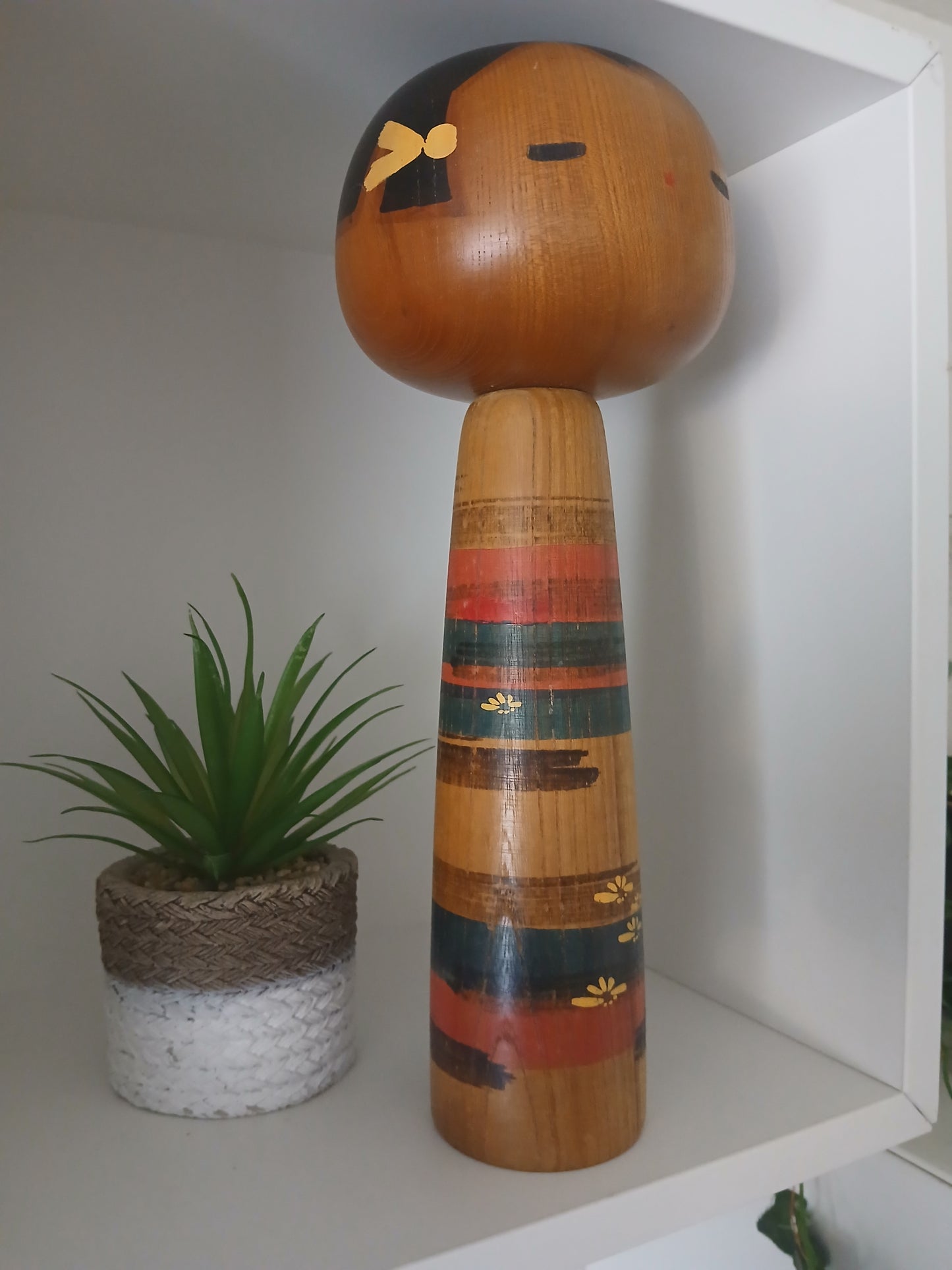 Big vintage creative kokeshi made by Sanpei Yamanaka (1926-2012)