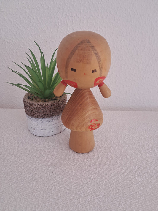 Rare Exclusive creative kokeshi by Hideo Ishihara (1925-1999) - 1968