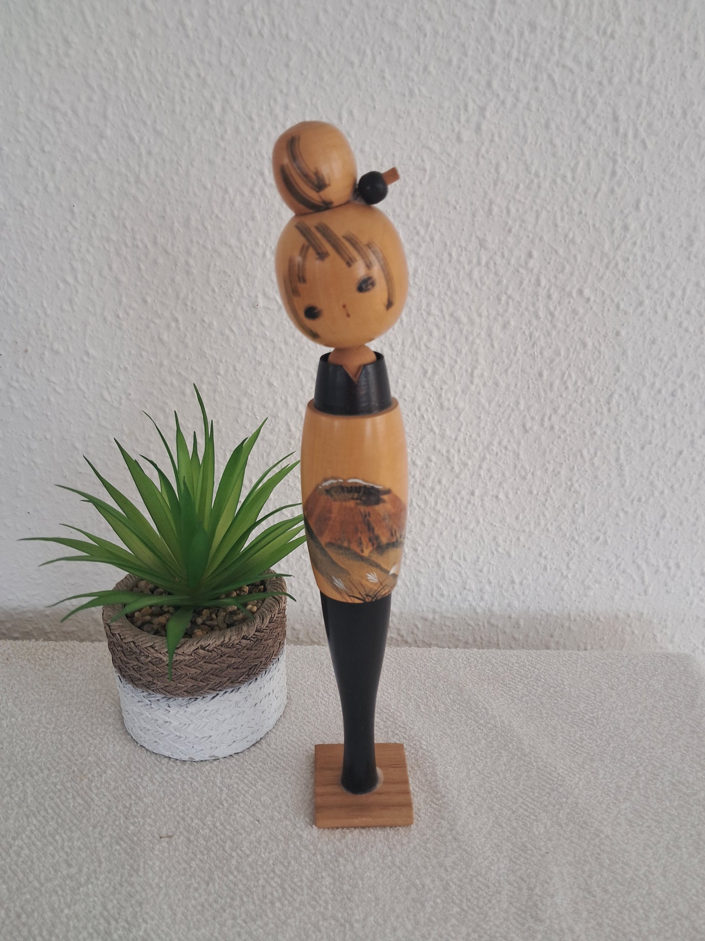 Vintage Sosaku kokeshi by Masami Kato (1925-)