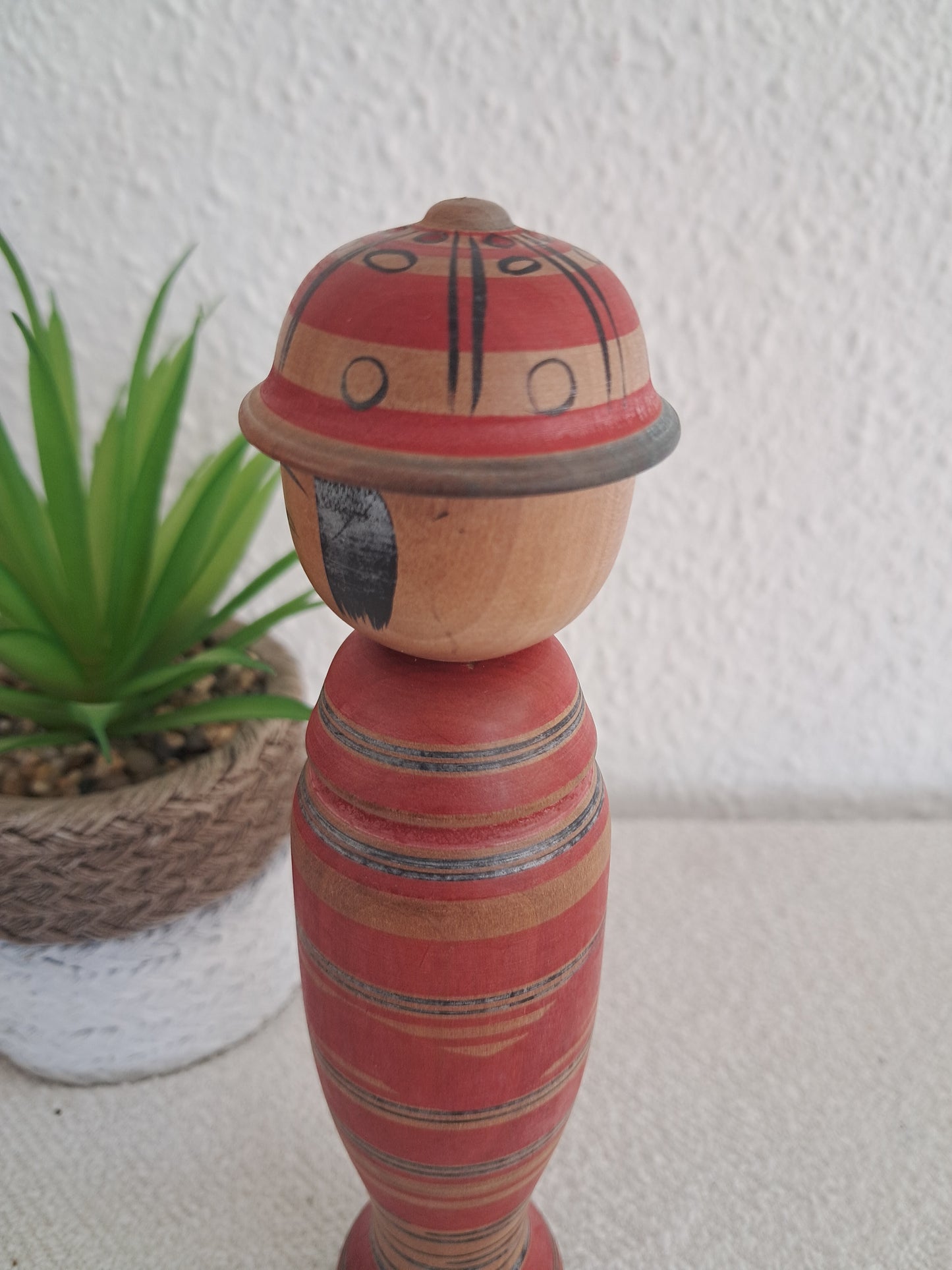 Rare Vintage Traditional Tsuchiyu kokeshi by Niyama Sakyo（1934～）