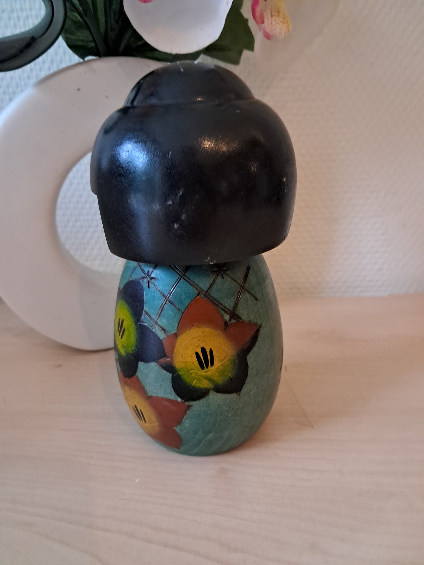 Vintage Gumma Kokeshi by Yuji Kawase (1938-)