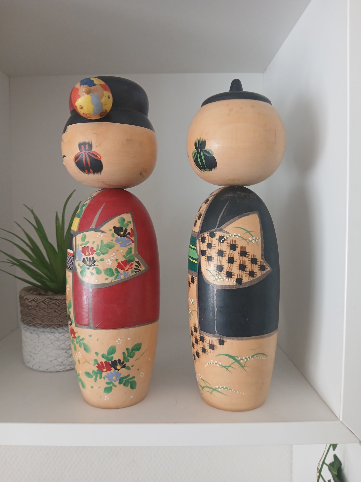 Vintage set of Donko kokeshi