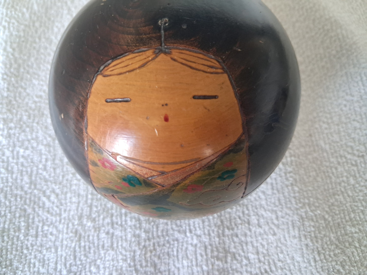 Rare Vintage Creative Kokeshi By Kato Tatsuo (1940-)