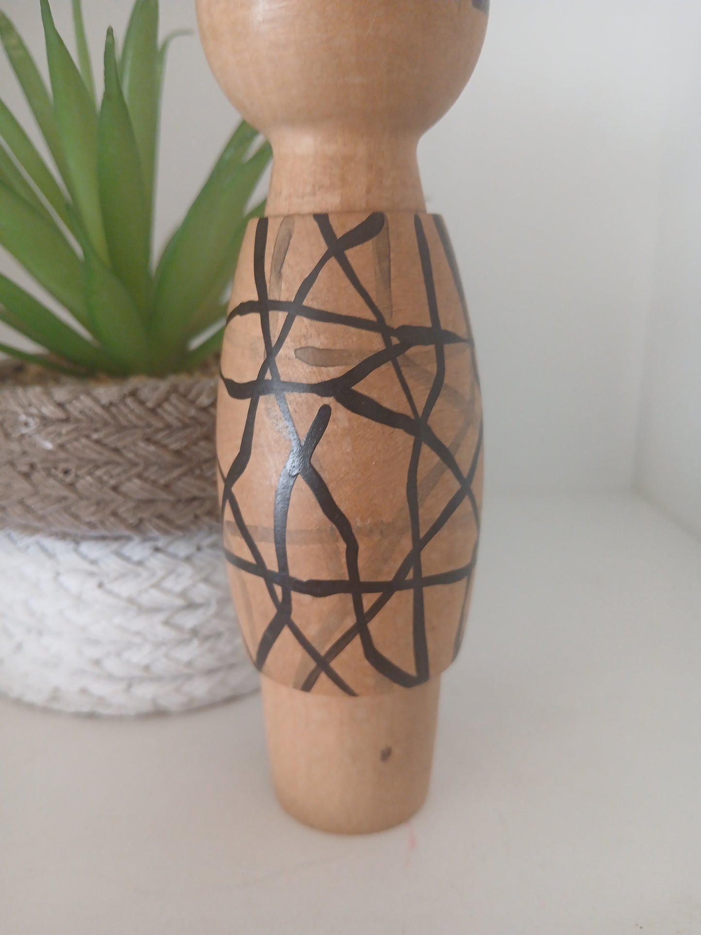 Rare Vintage creative kokeshi by Takanashi Hanpushi