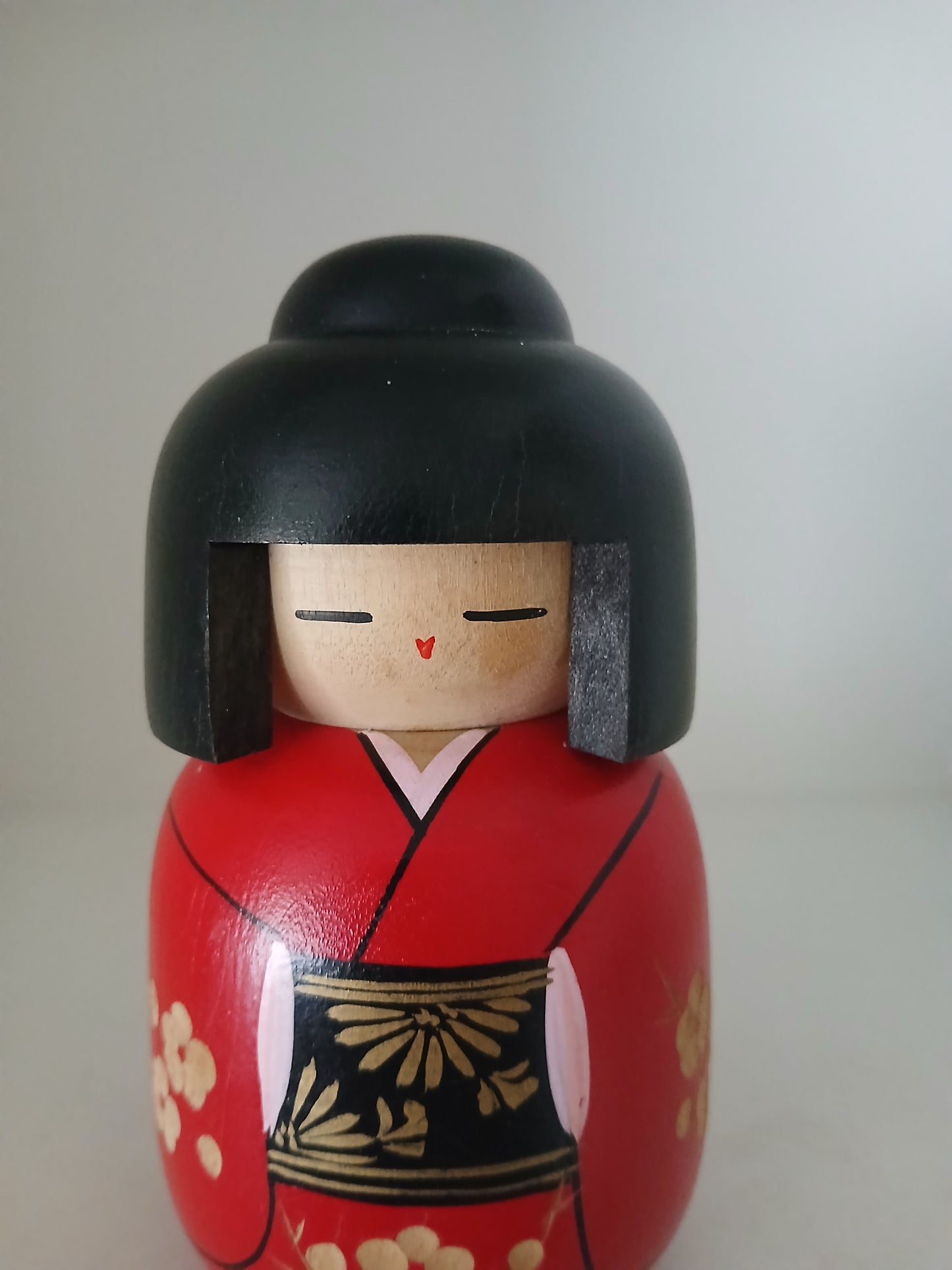 Vintage creative kokeshi by Sato Suigai (1920-)