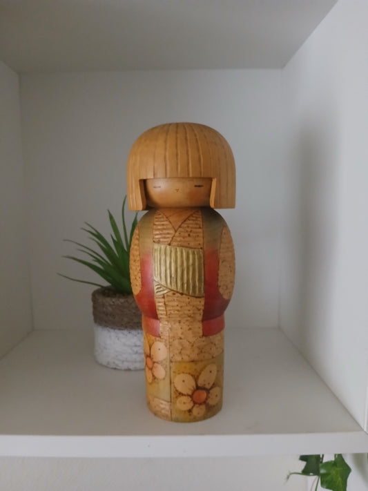 Exclusive Sosaku kokeshi by Akimitsu