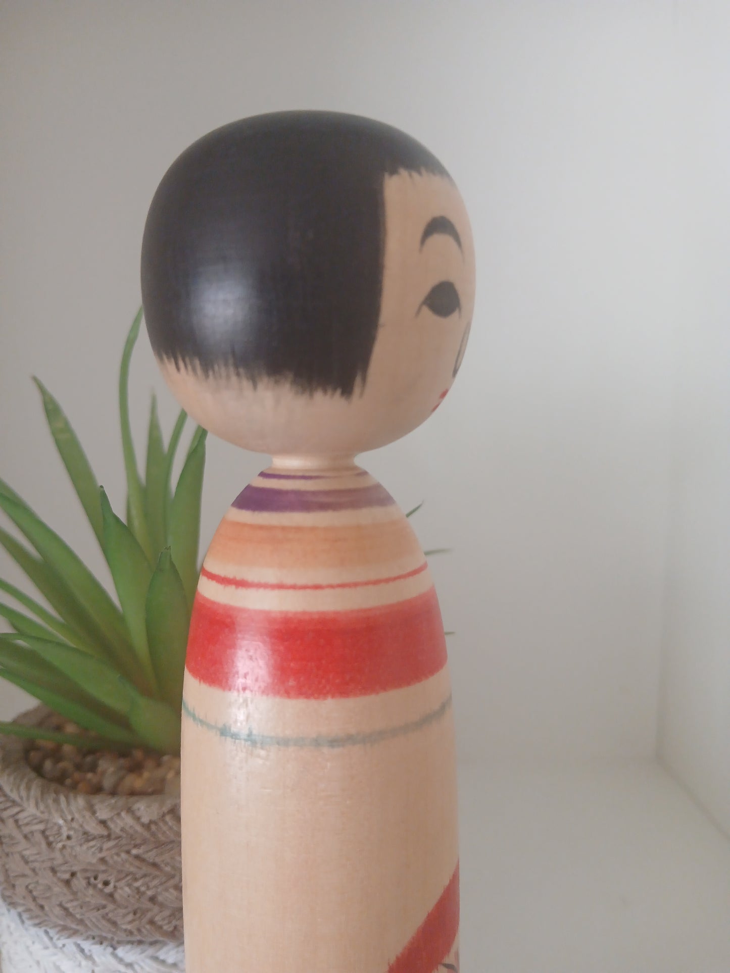 Vintage Tsugaru Kokeshi by Mamiya Masao (1921~2008)