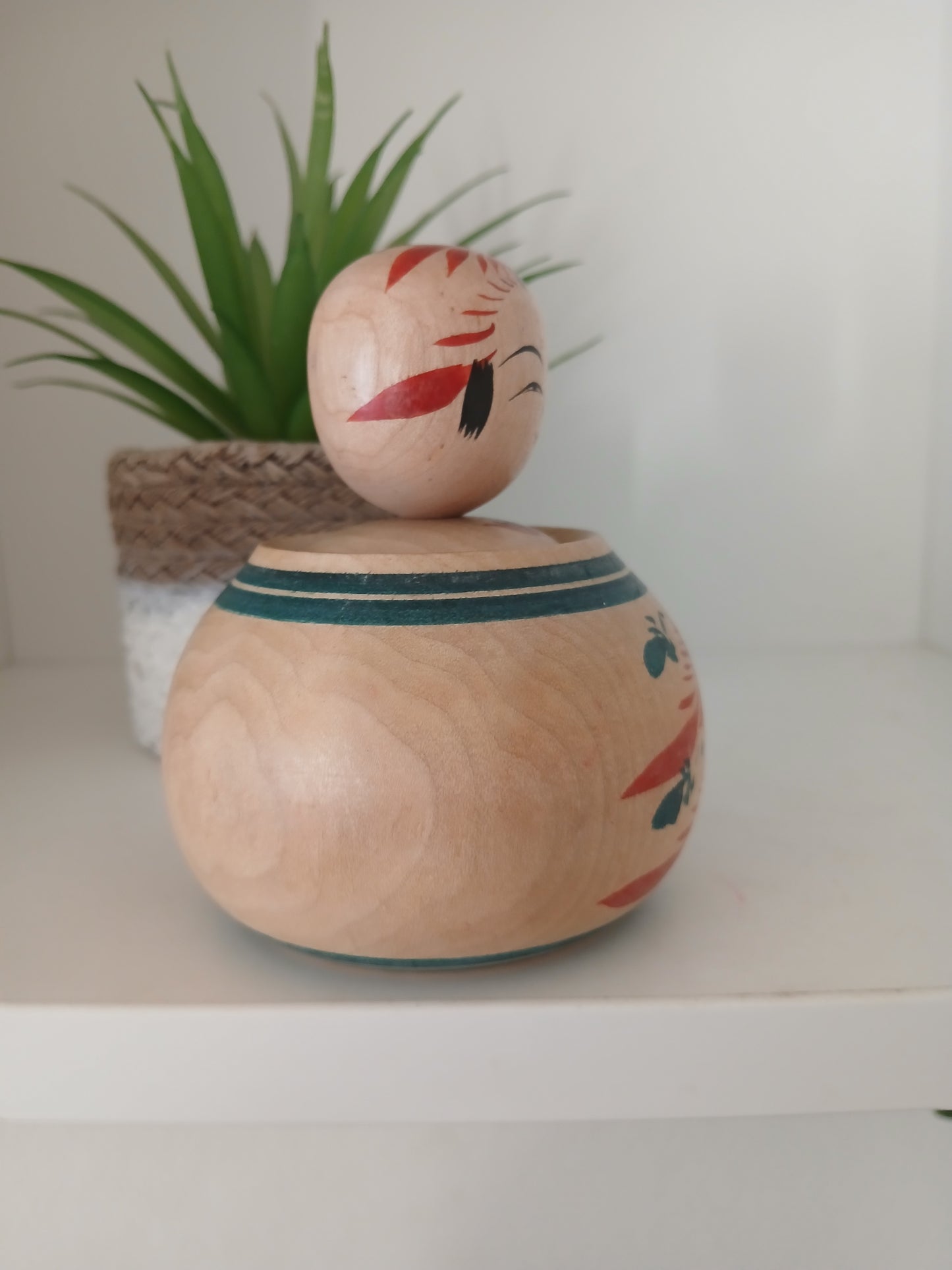 Vintage traditional Ejiko Kokeshi by Masahiro Sato (1938-)