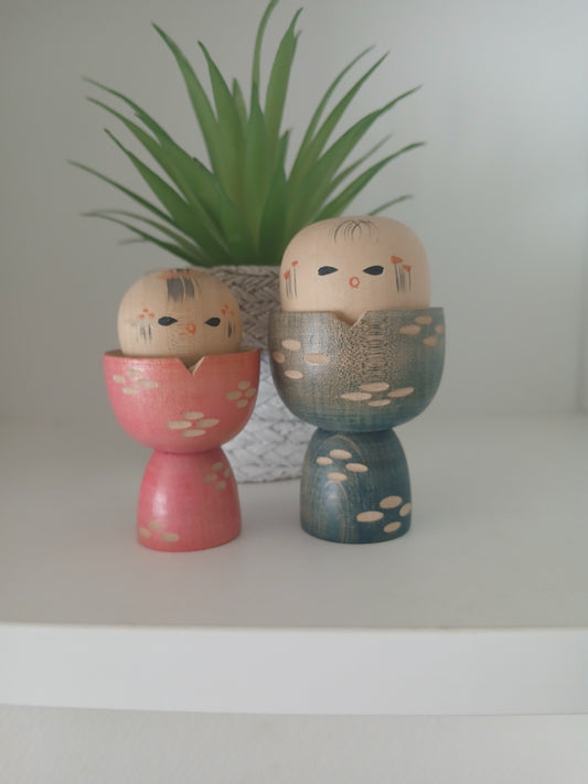Set creative kokeshi - Mother and child