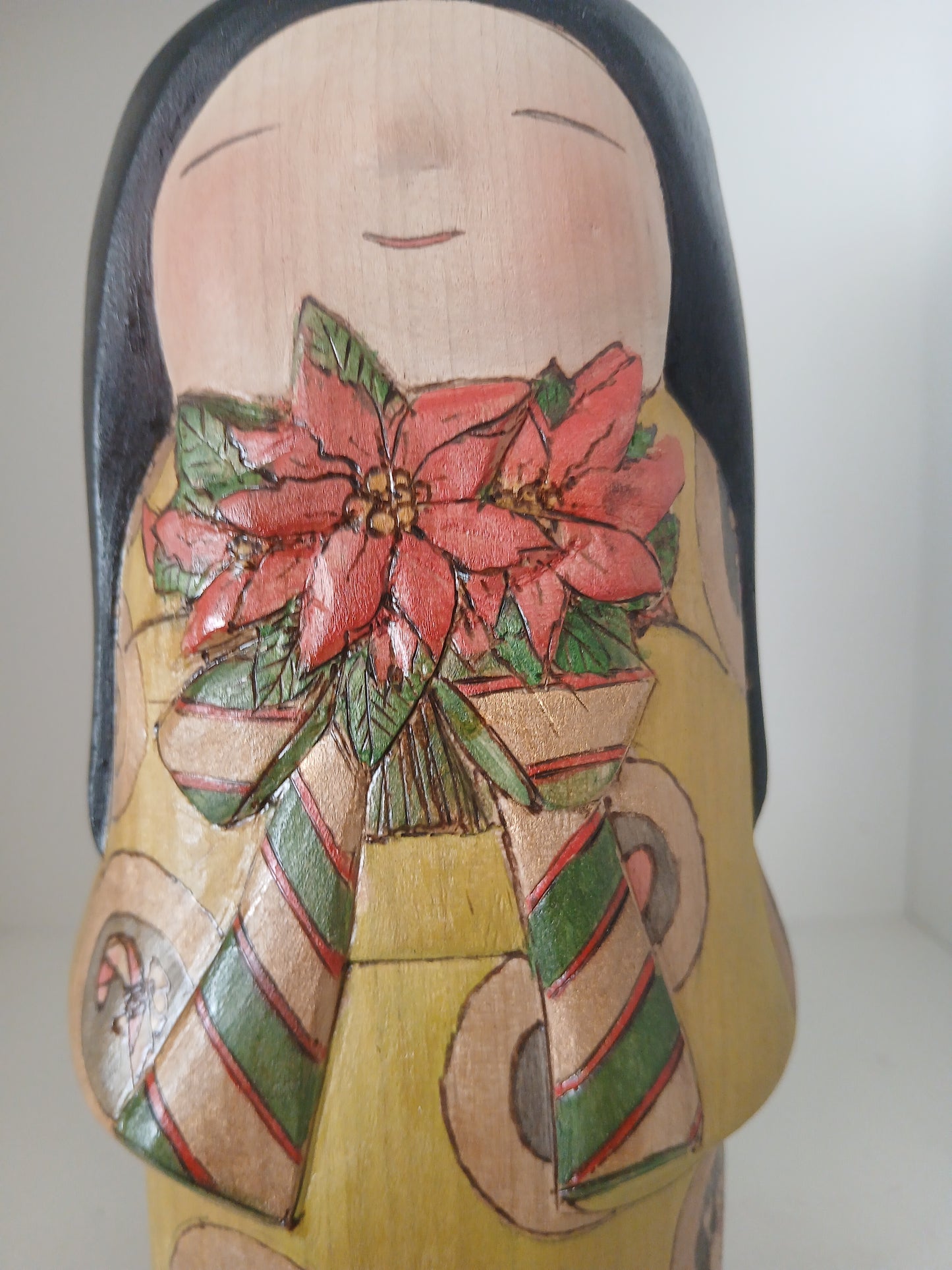 Exclusive creative kokeshi by Yuko Yamazaki - Christmas serie 2025