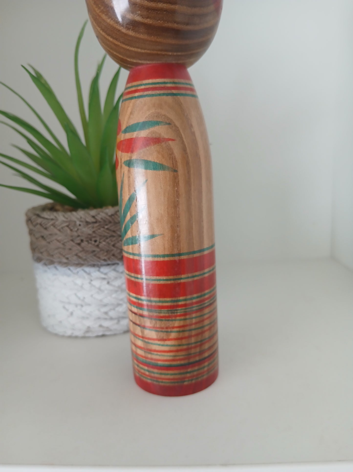 Vintage traditional Nakanosawa kokeshi