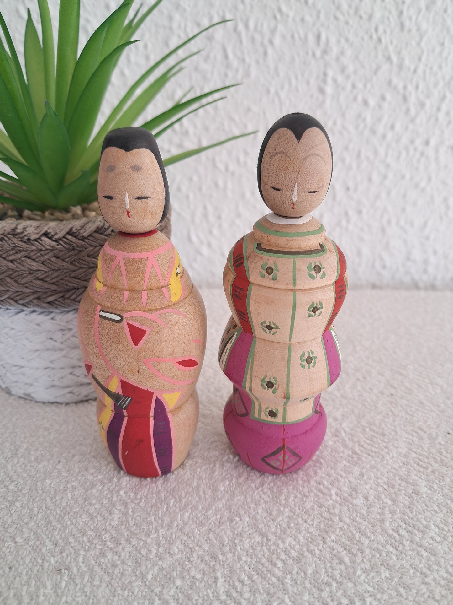 Set kokeshi Emperor and Empress