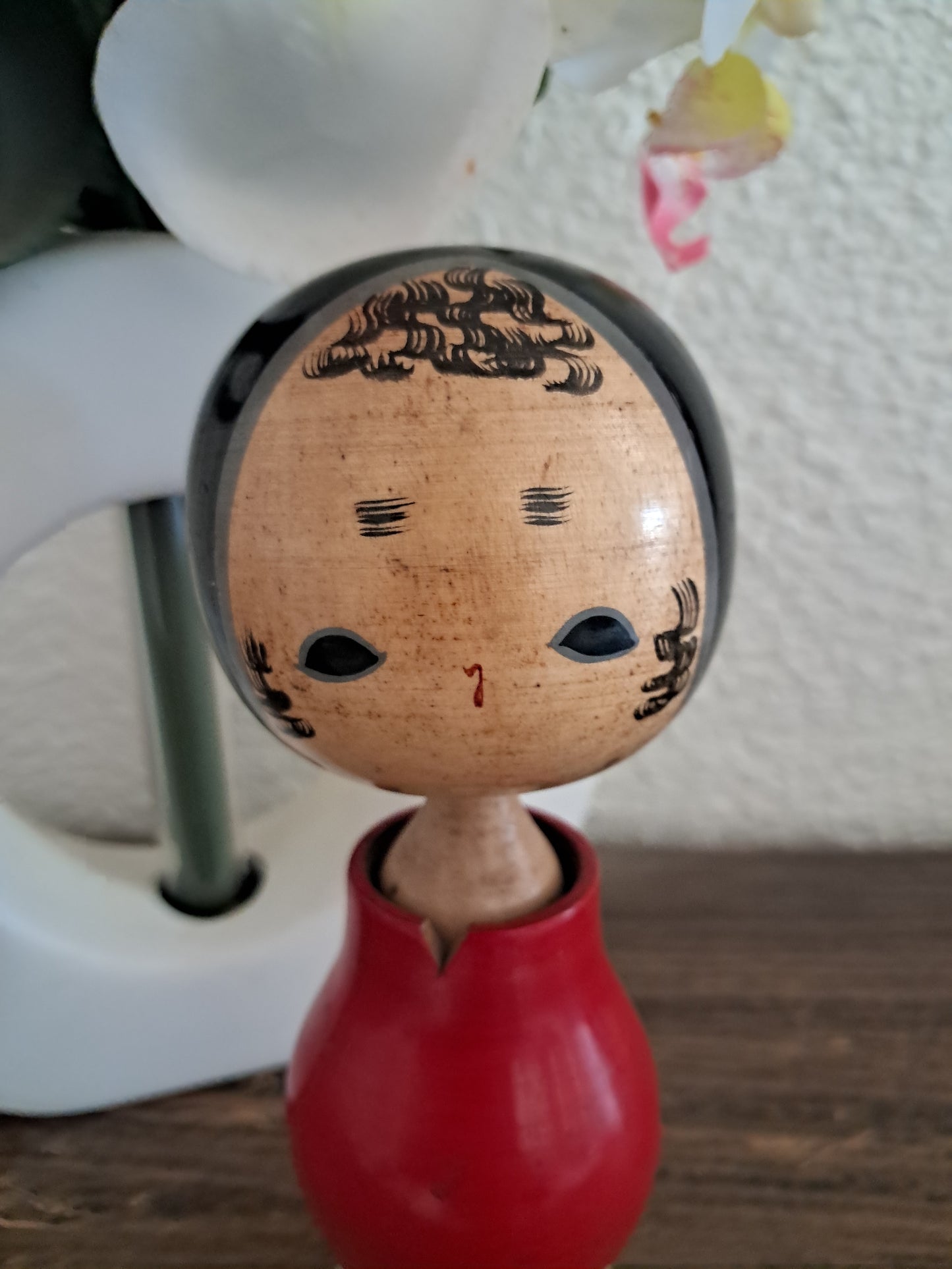 Rare Vintage Sosaku Kokeshi by Aida Harumine (Seihou) (1926-1998)