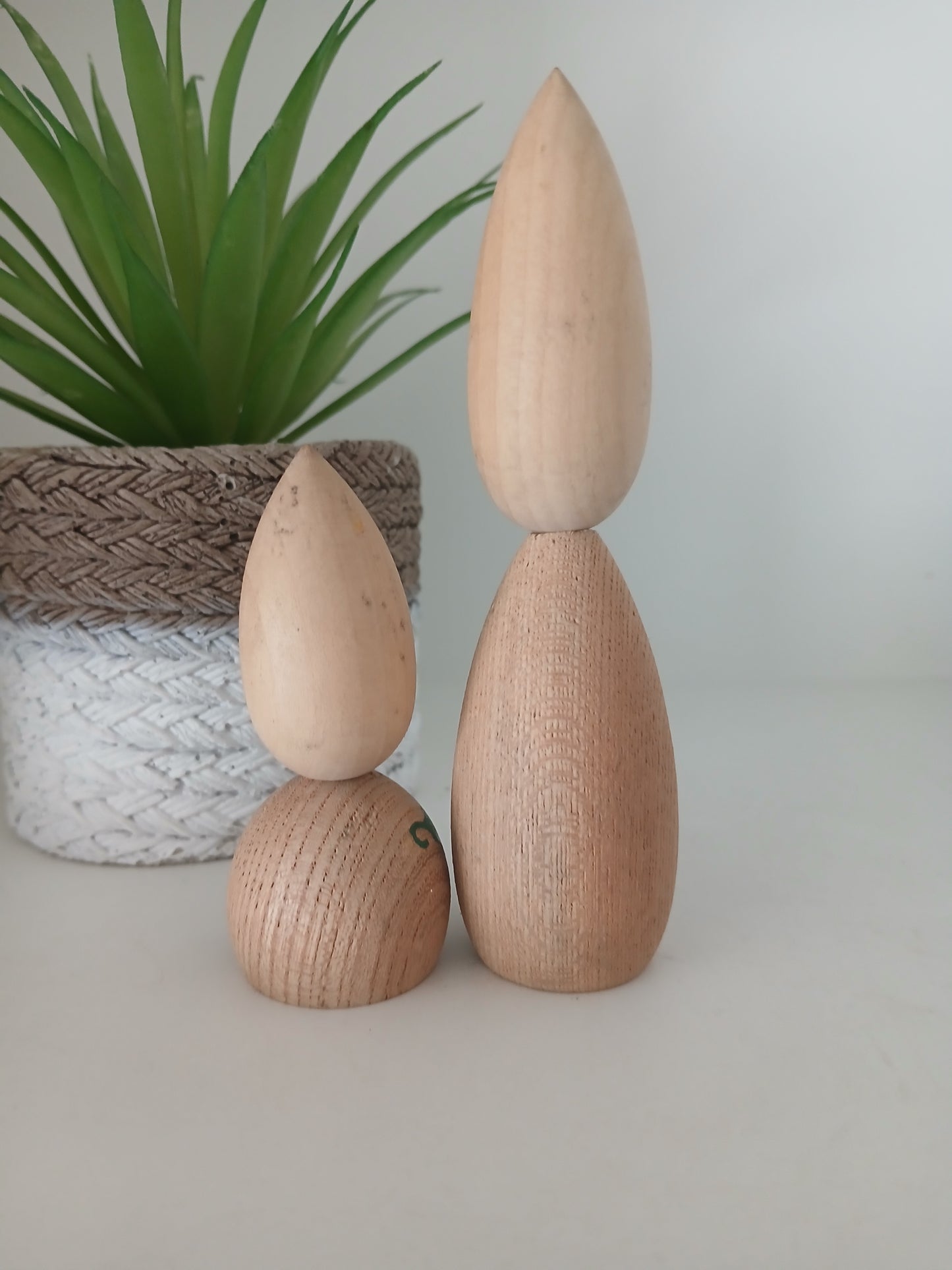 Vintage creative set kokeshi- Mother and child