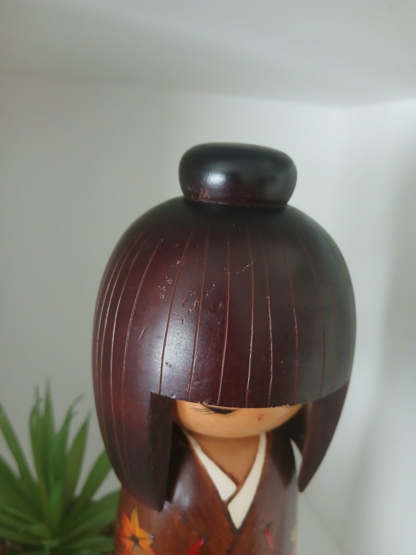 Beautiful creative kokeshi by Kishi Sadao (1932-1998)