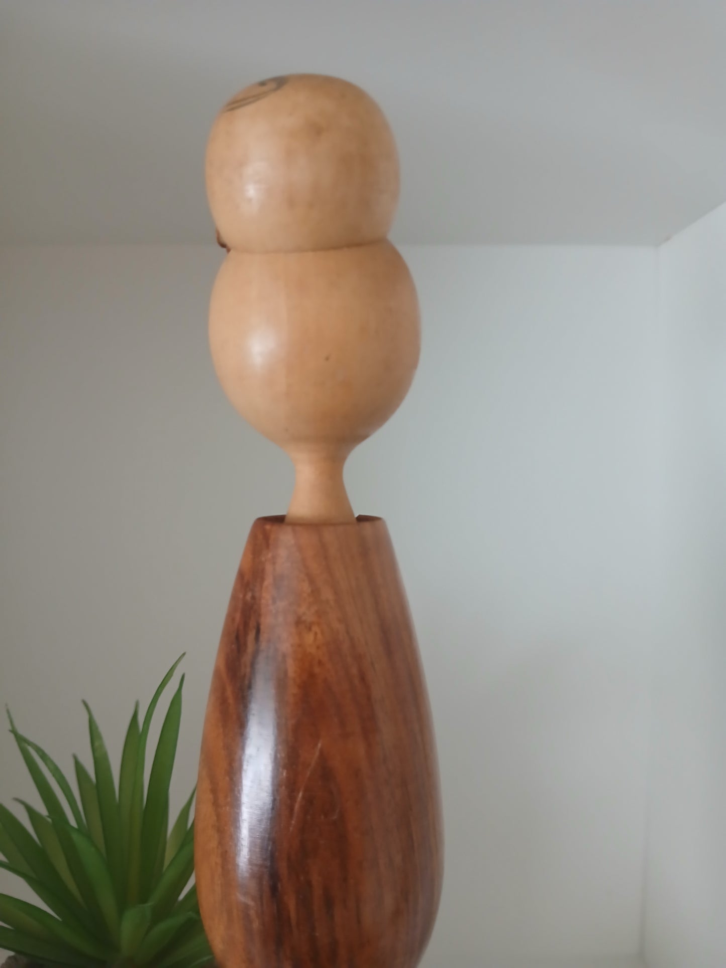 Vintage Sosaku kokeshi by Miyajima Muhitsu (1929-)