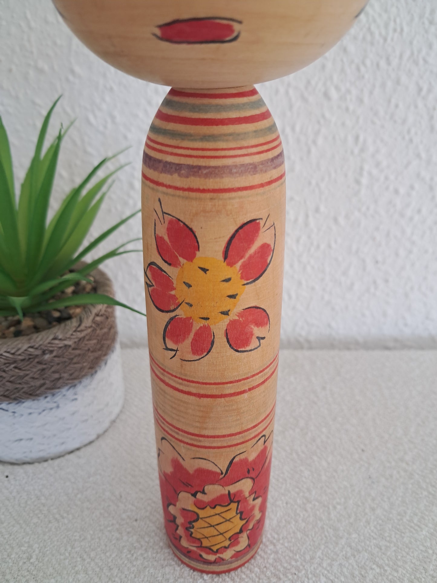 Vintage Nakanosawa Kokeshi by Honda Nobuo (1918-1995)