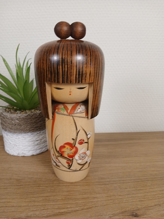 Vintage creative kokeshi by Tanaka Akitsune