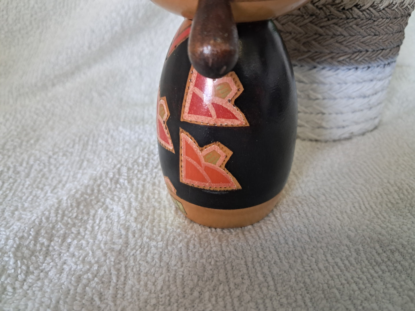 Vintage Sosaku kokeshi made by Kojo Tanaka - Made in 1982