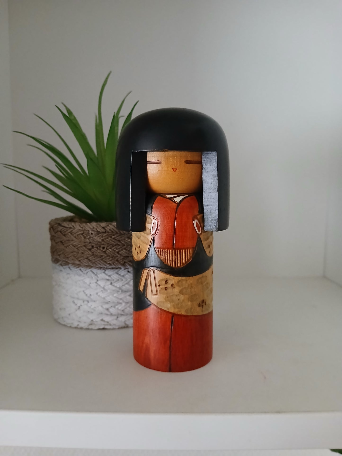 Vintage Gumma kokeshi by Kisaku