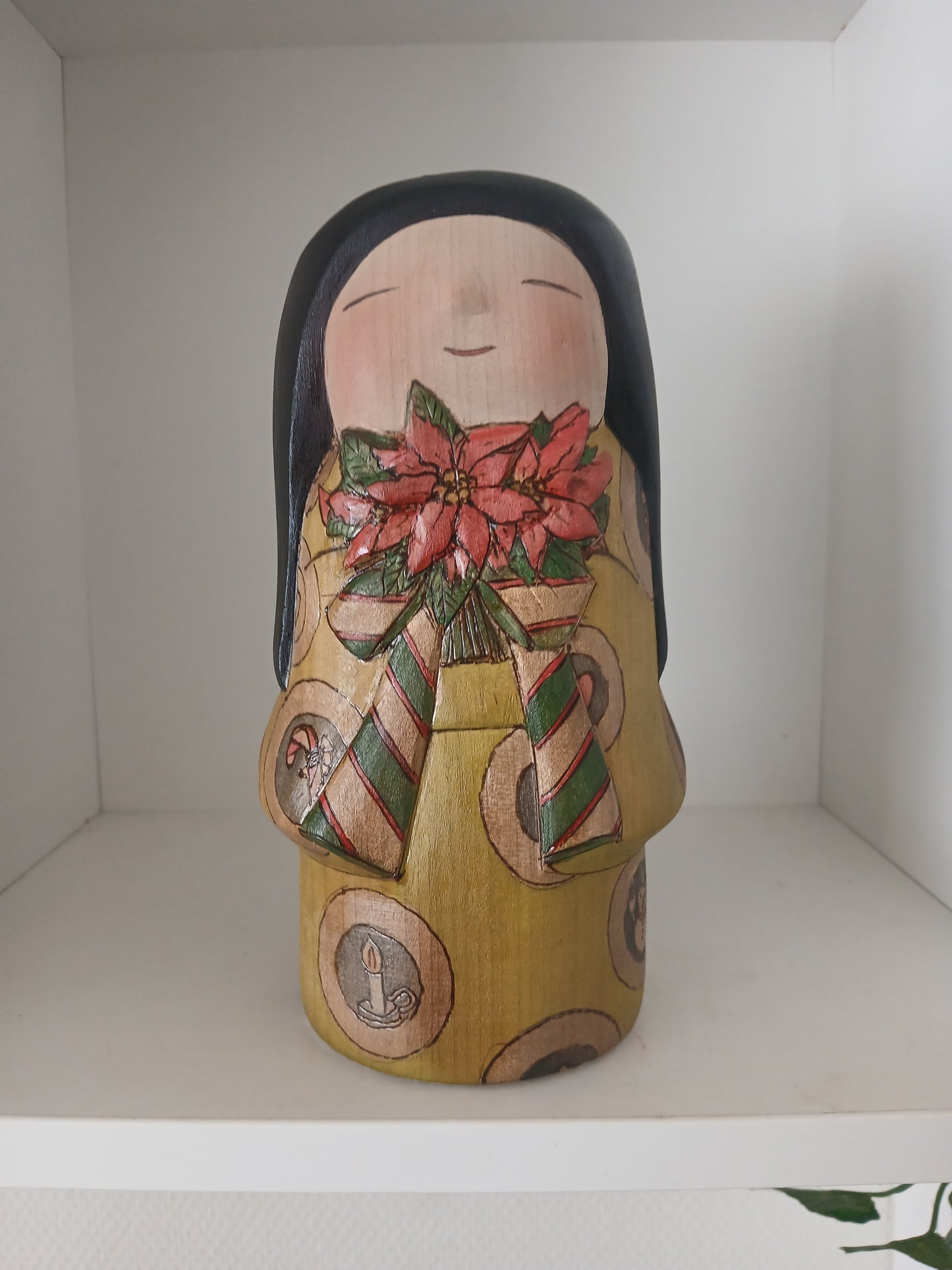 Exclusive creative kokeshi by Yuko Yamazaki - Christmas serie 2025