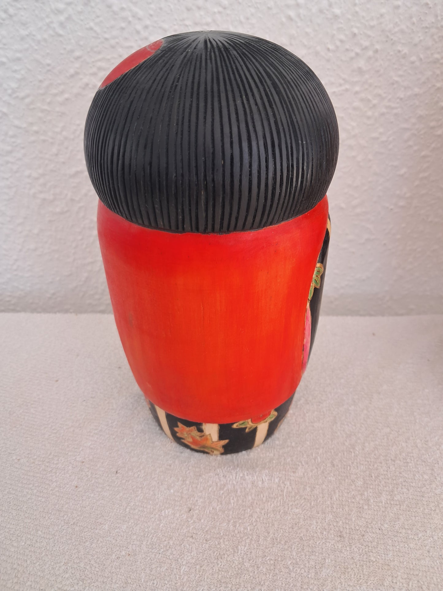 Exclusive Kokeshi made by Yuko Yamazaki (1956-)