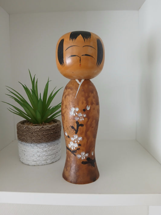 Vintage Sosaku Kokeshi by Kiyohara Takao (1916-?)