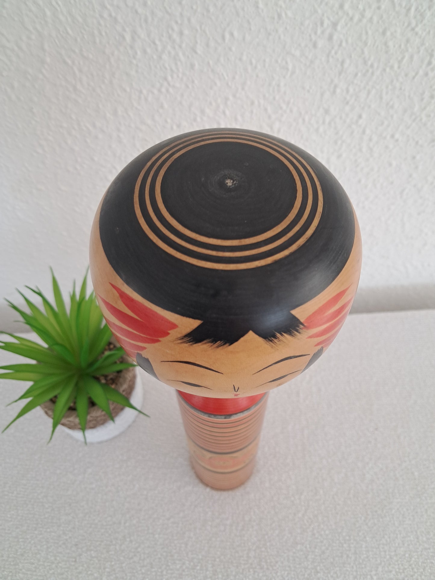 Vintage Traditional Nanbu/Togatta/Naruko Kokeshi made by Sato Nagao