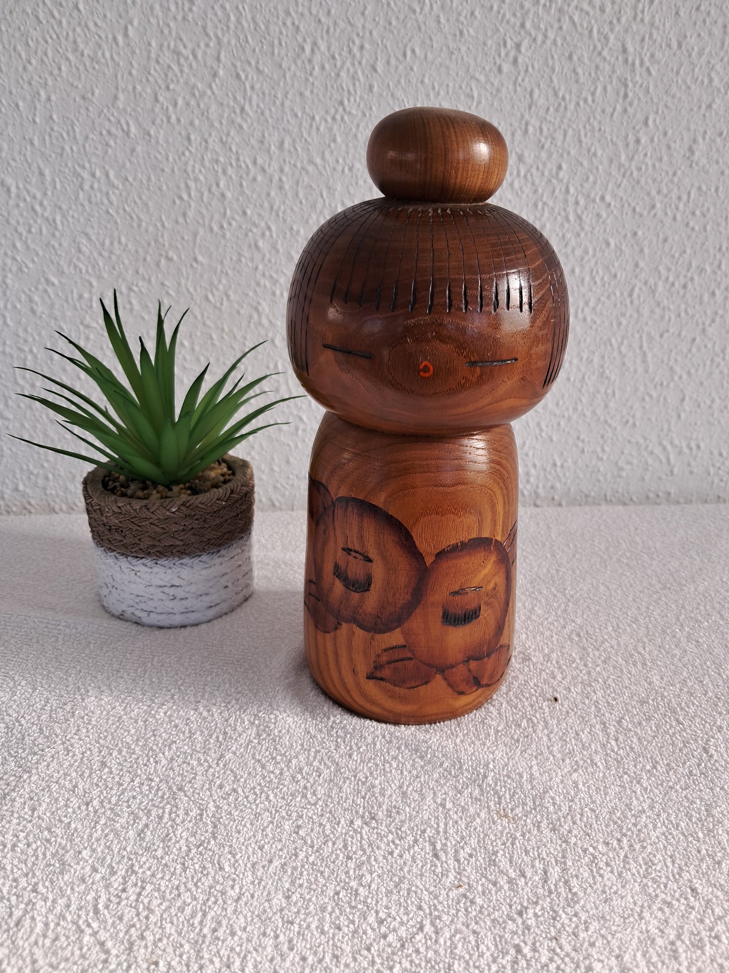 Vintage Sosaku kokeshi made by Kazuo Takamizawa (1927-)