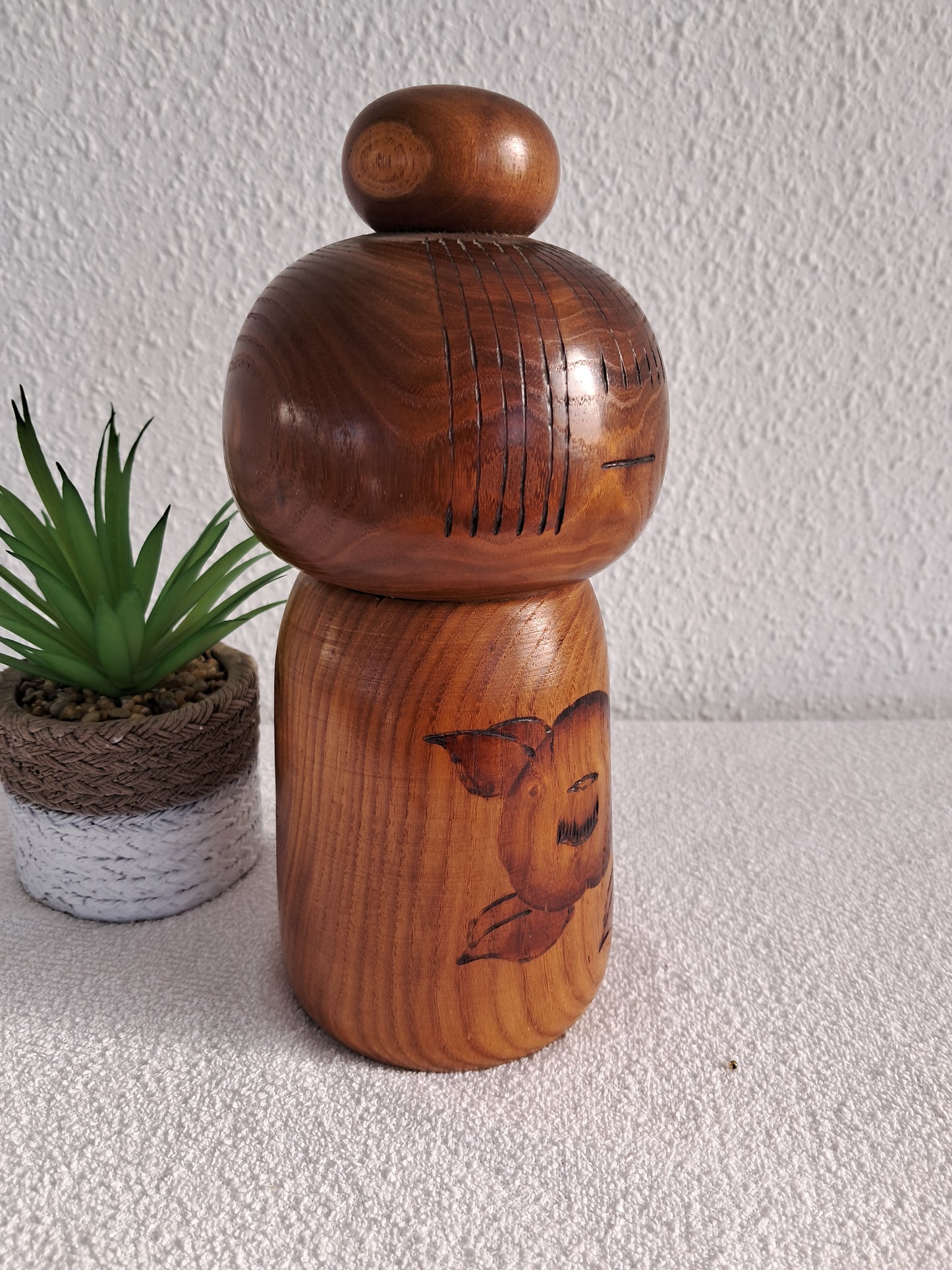 Vintage Sosaku kokeshi made by Kazuo Takamizawa (1927-)