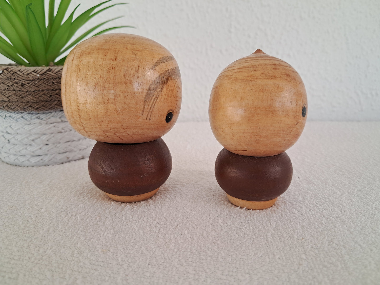 Vintage  set Sosaku Kokeshi By Sato Suigai (1920- )