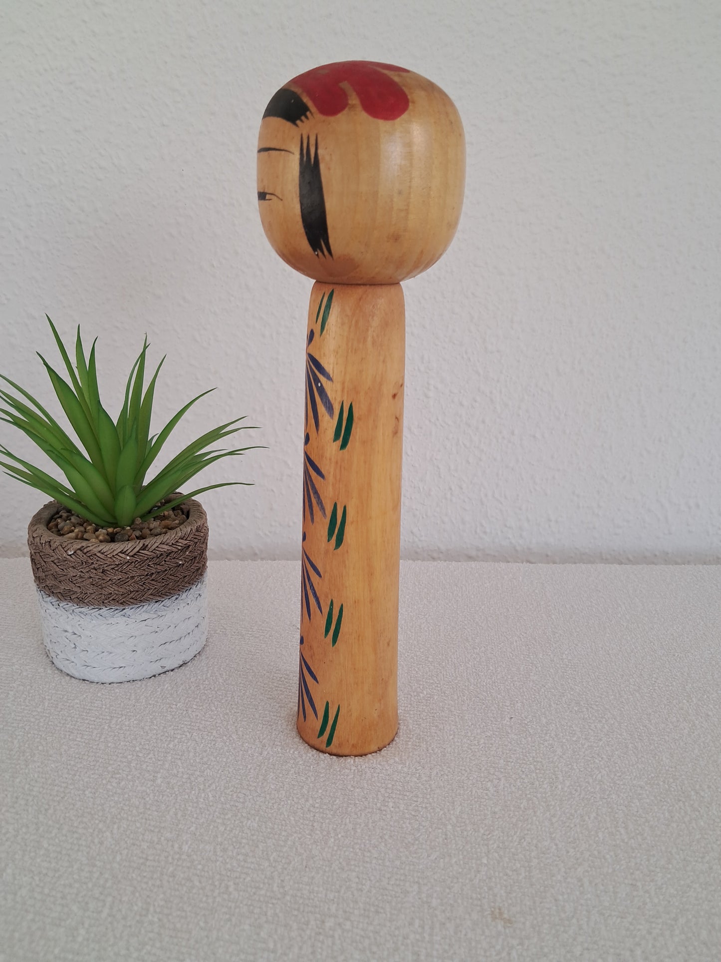 Vintage Traditional  kokeshi made by Jiryo Kobo